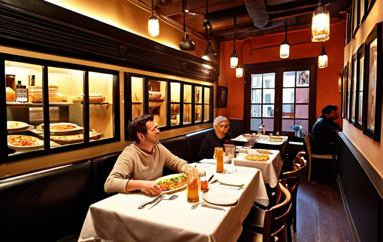**
A cozy, hidden Italian restaurant on College Street in Toronto. Focus on the "Spaghetti alla Carbonara," highlighting its rich and authentic flavors. Capture the intimate atmosphere with warm lighting and happy local patrons enjoying their meal. Think "Little Italy ka ek kona" vibe.
**